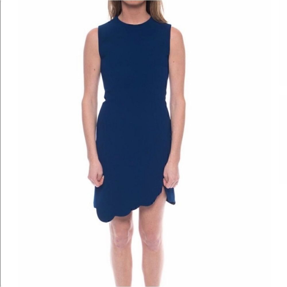 Carven navy blue sheath dress